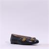 Wonders Lulu Brooch Pump - Black Leather